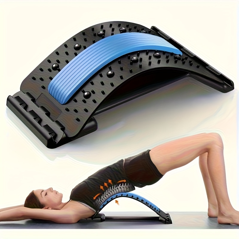 Home Gym Machine - 3-niveau rugstretcher houdingcorrector lendensteun ergonomisch voor