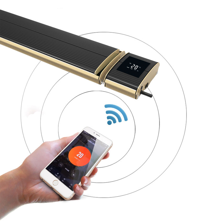 Home Gym Yoga Room - JHHeatsup Wifi-gestuurde LCD-display snelle terrasverwarming eenvoudige
