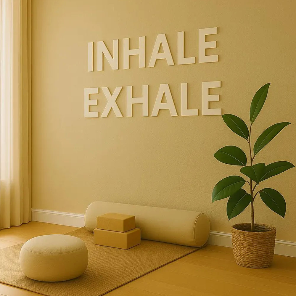 Home Gym Yoga Room - INHALEER UITHAAL,