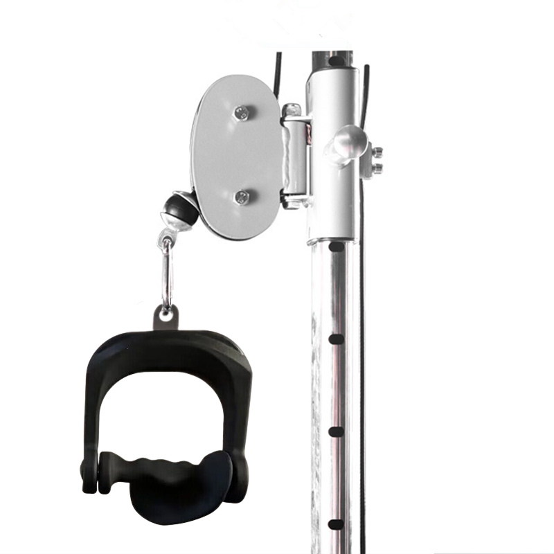 Home Gym Lat Pulldown Machine - Driekoppige kabelbevestiging met driehoekige handgreep &