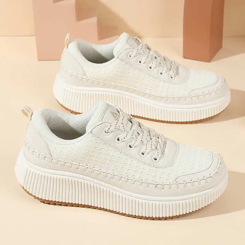 Home Gym Uk - Bruine schoenen Dames Flats Herfstlaarzen Sneakers