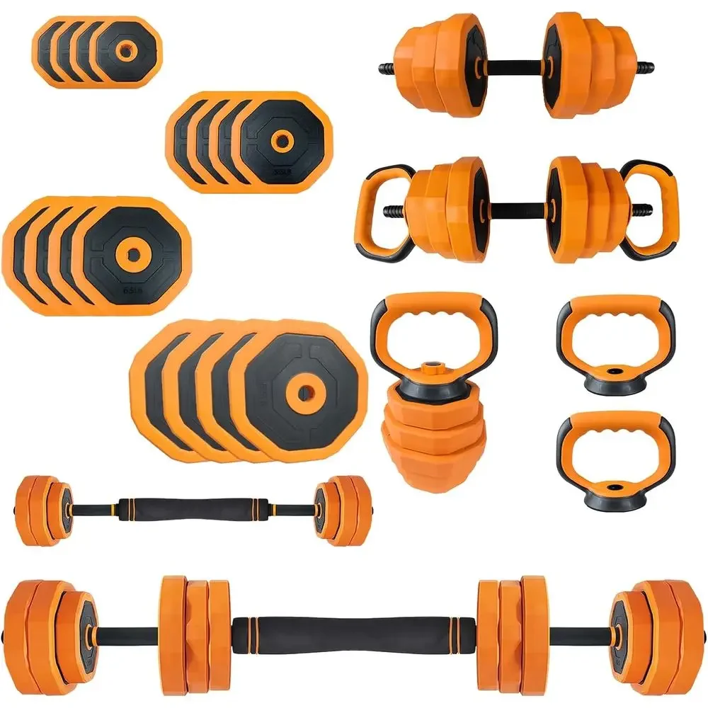 Home Gym Dumbbell Set - 44/66/88 LBS 4-in-1 verstelbare homegymset -