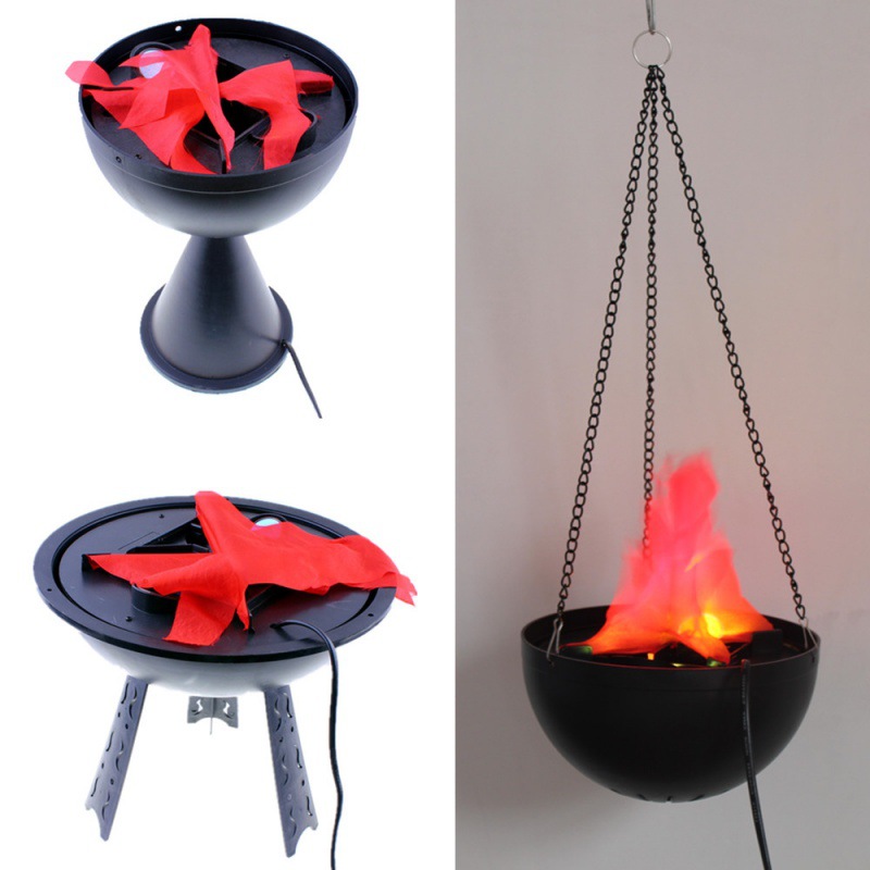 Head Racket Boom - 3D Fake Flame Lamp Simulatie Brazier