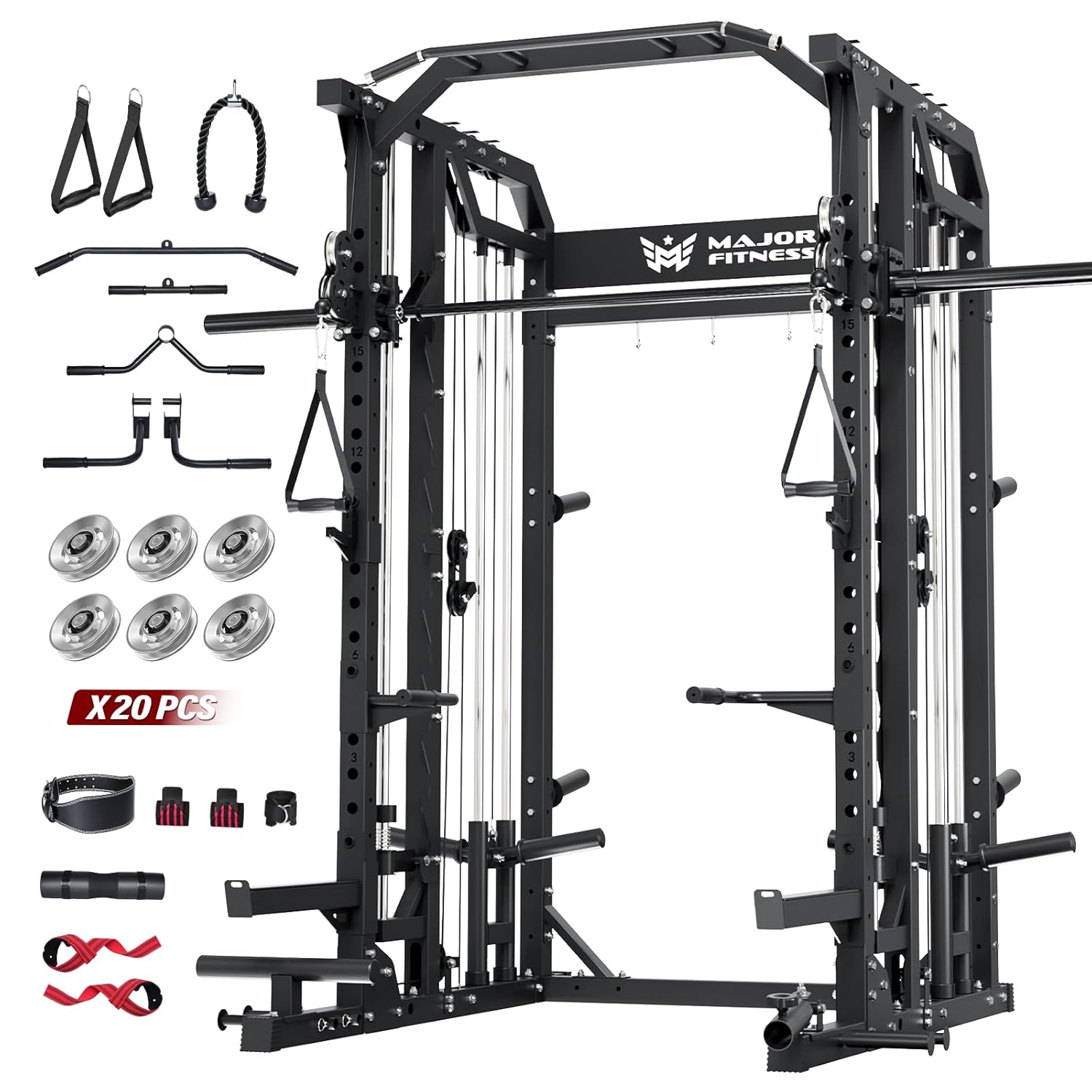 Home Gym Lat Pulldown Machine - Smith Machine Home Gym Squat Rack