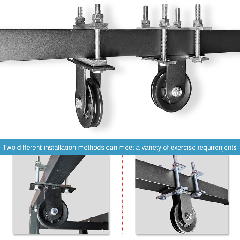 Home Gym Lat Pulldown Machine - Heavy Duty katrolsysteem - Verstelbare lat-pulldown-machine