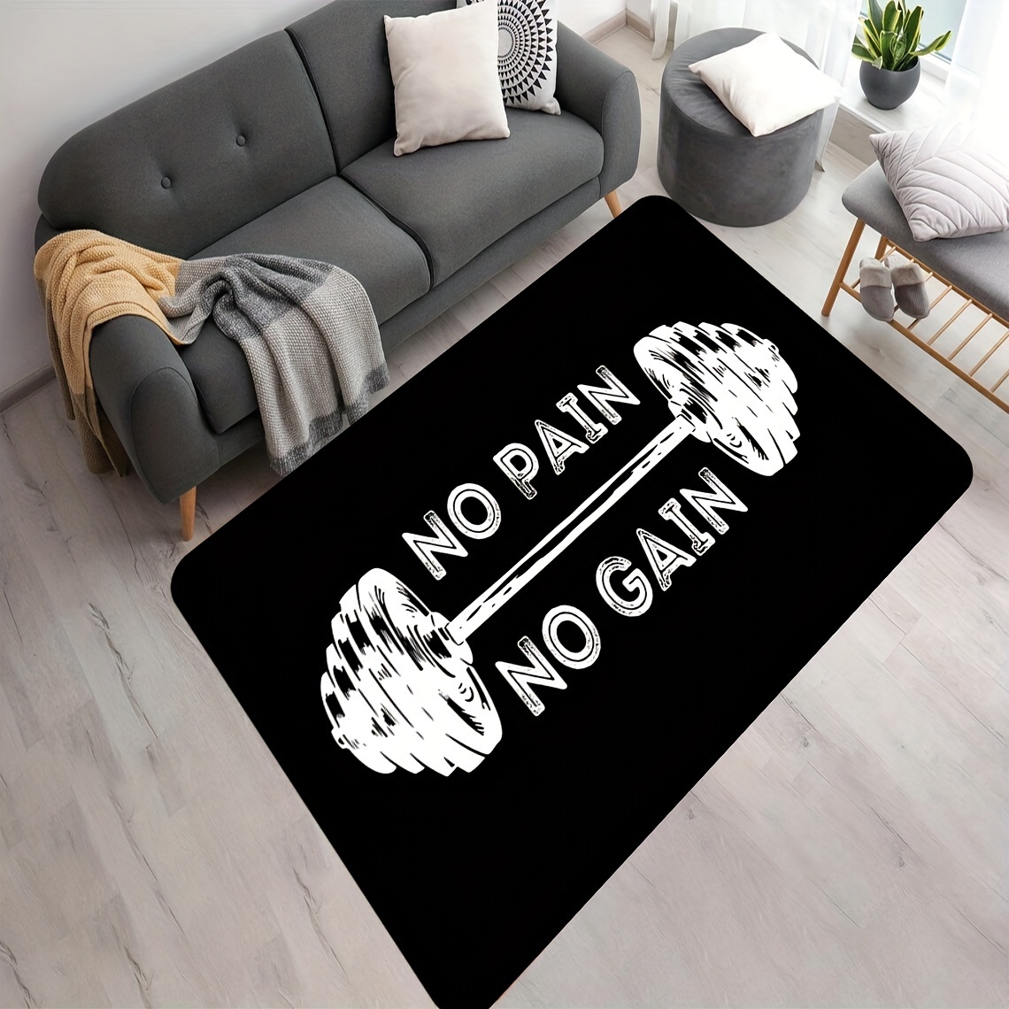 No Pain No Gain Gym Quote Flan - Home Gym Quotes recensie en prijs