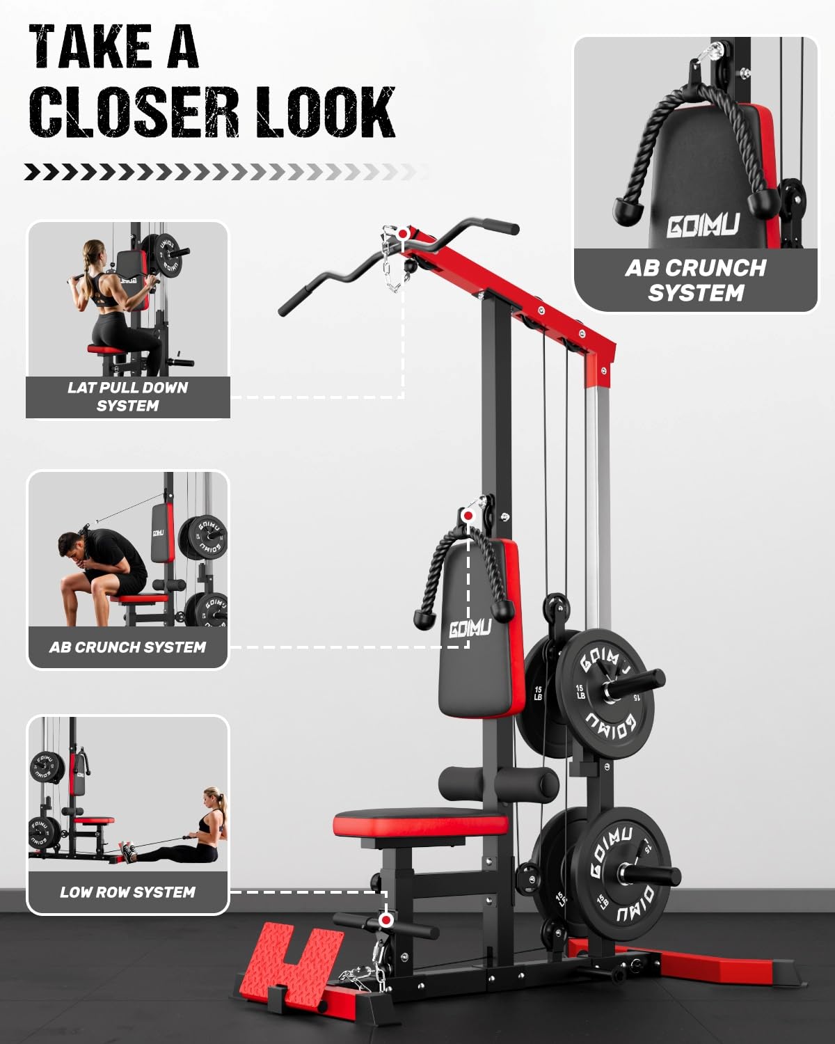 LAT Pulldown & Row Kabelmachin - Home Gym Lat Pulldown Machine recensie en prijs
