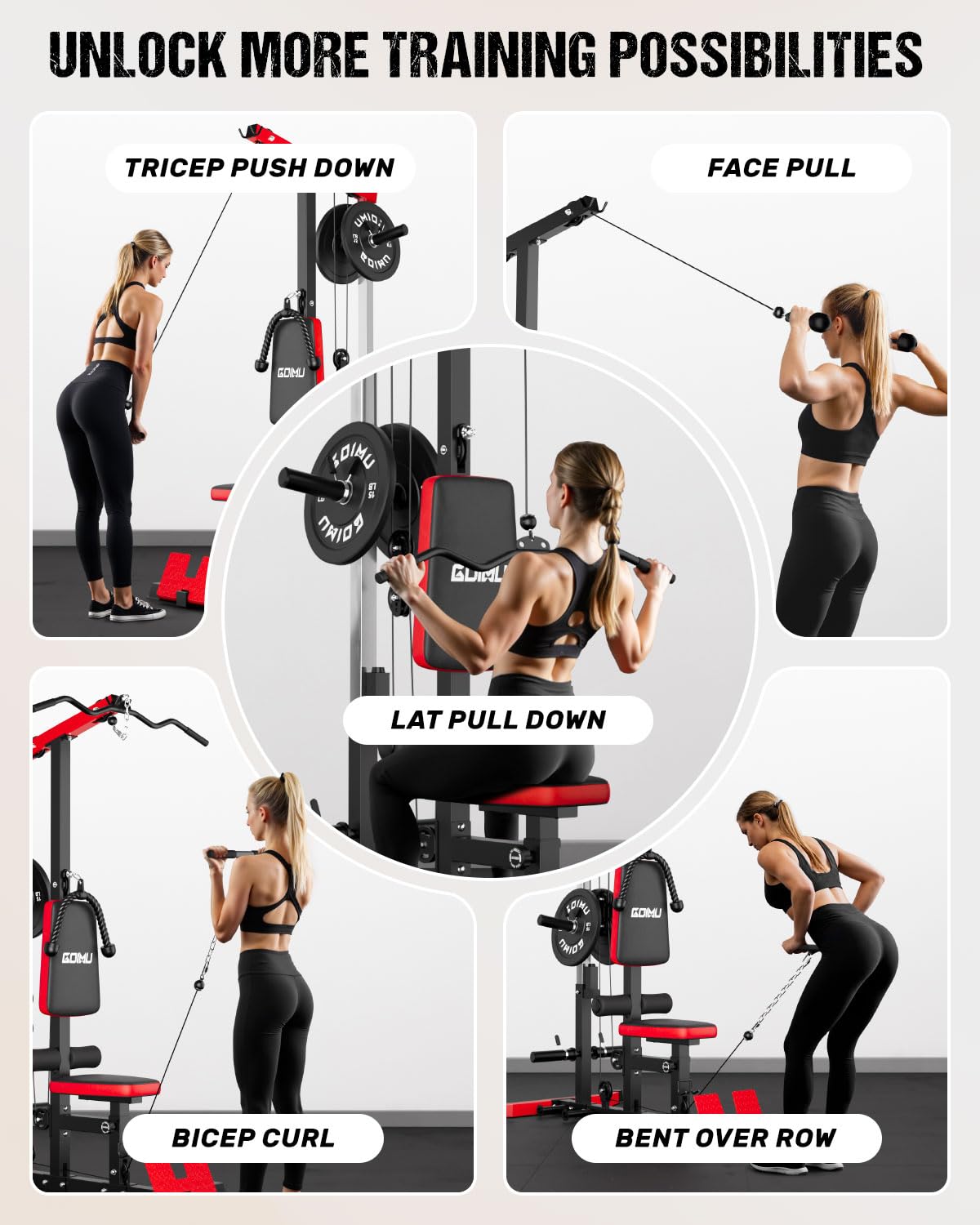 LAT Pulldown & Row Kabelmachin - Home Gym Lat Pulldown Machine recensie en prijs