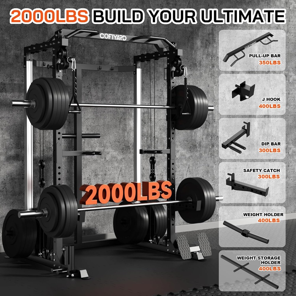 Multifunctionele Squat Power C - Home Gym Rack With Cables recensie en prijs