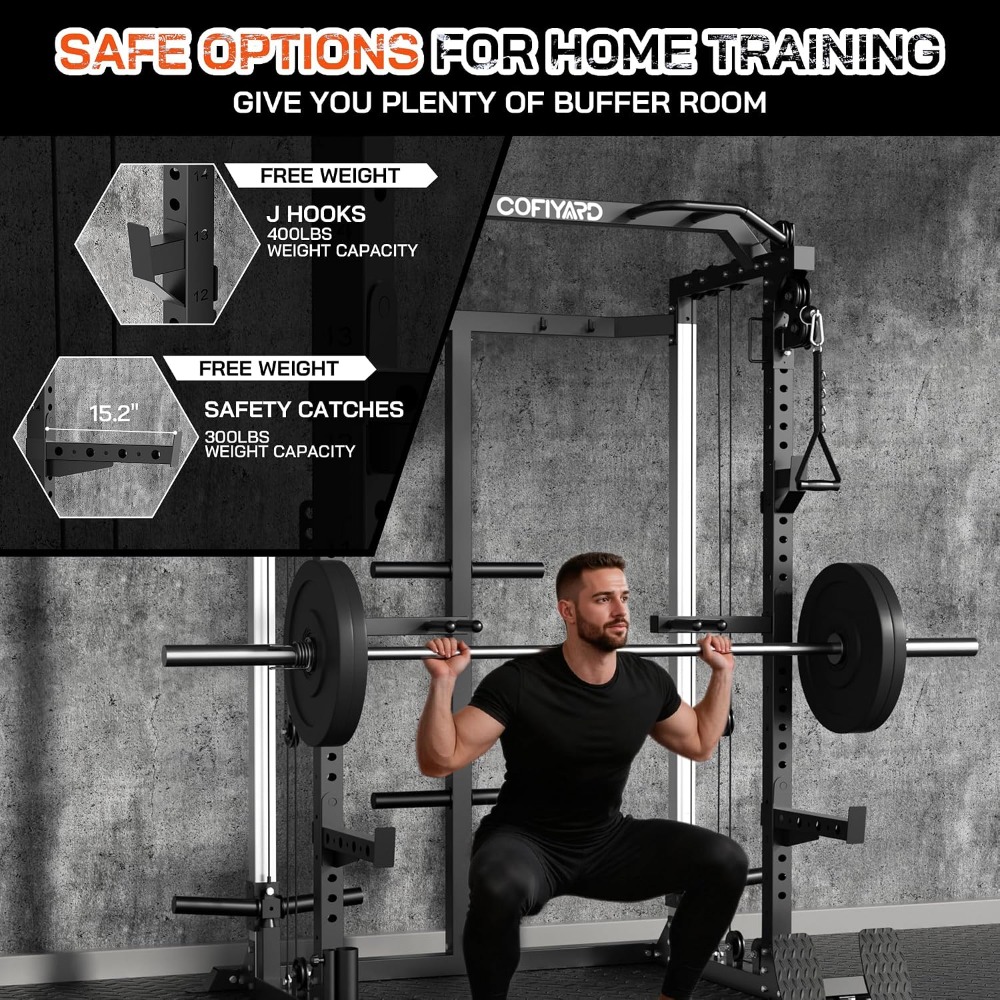 Multifunctionele Squat Power C - Home Gym Rack With Cables recensie en prijs