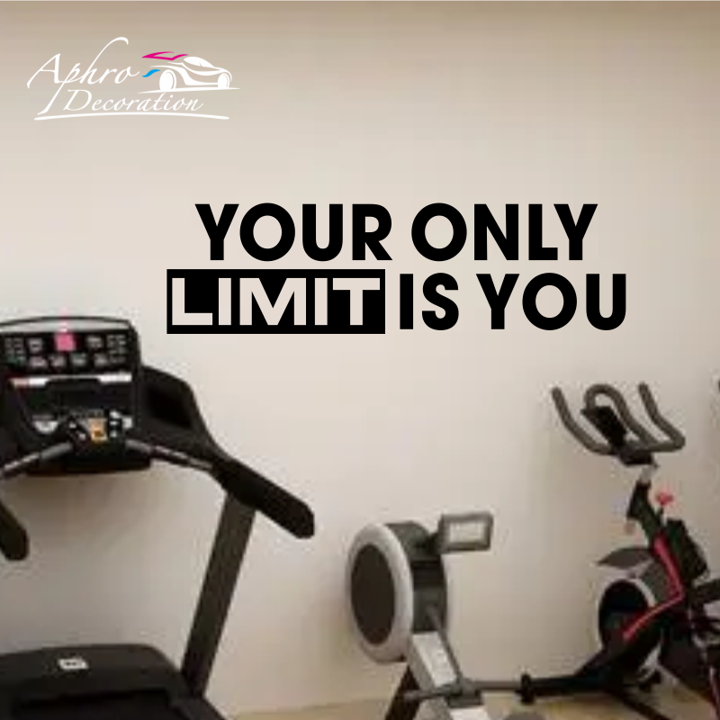 Je Enige Limiet Is Jij-Muursti - Home Gym Quotes recensie en prijs