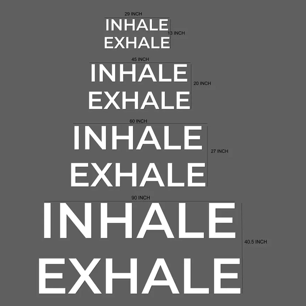 INHALEER UITHAAL, - Home Gym Yoga Room recensie en prijs