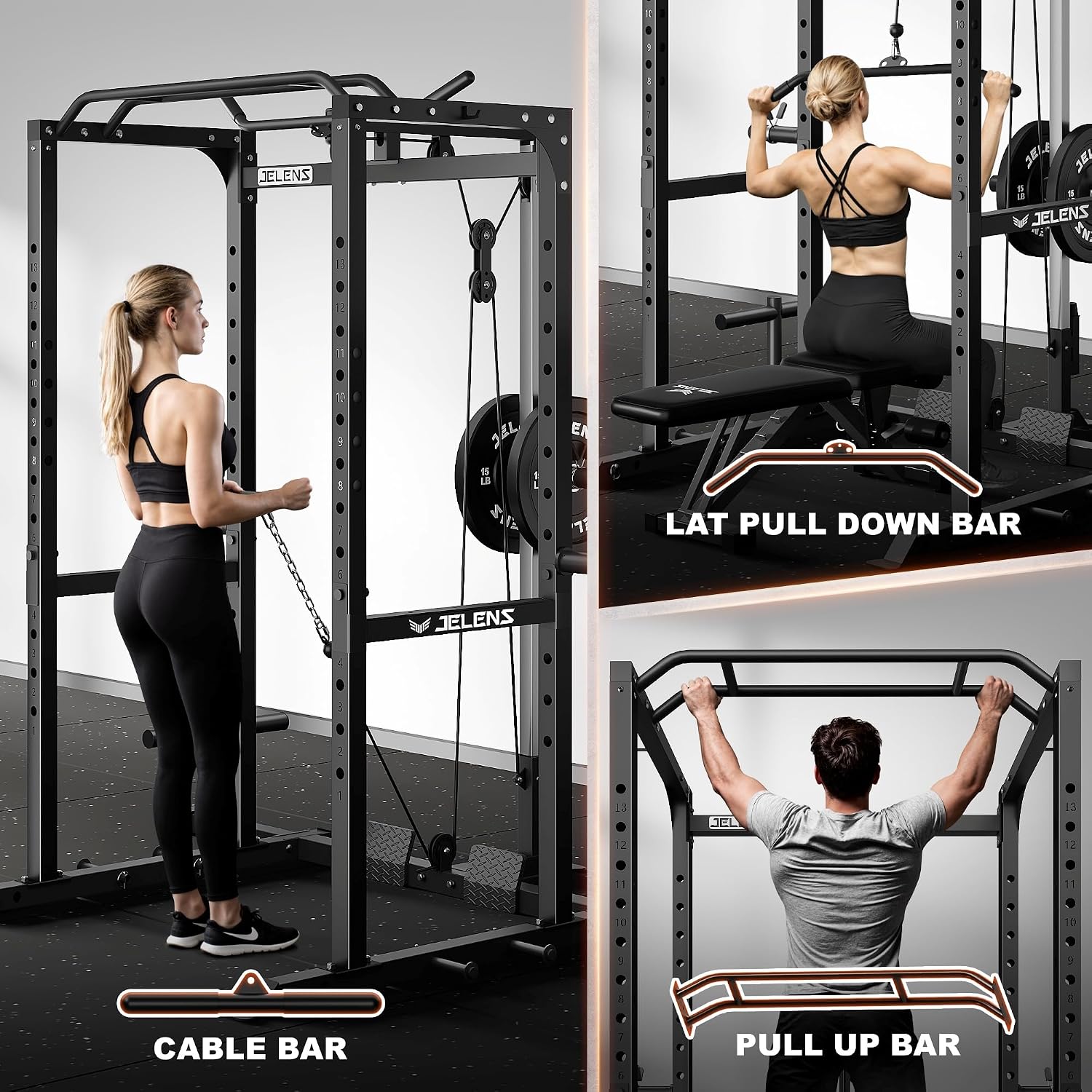 Multifunctioneel Power Rack me - Home Gym Rack With Cables recensie en prijs