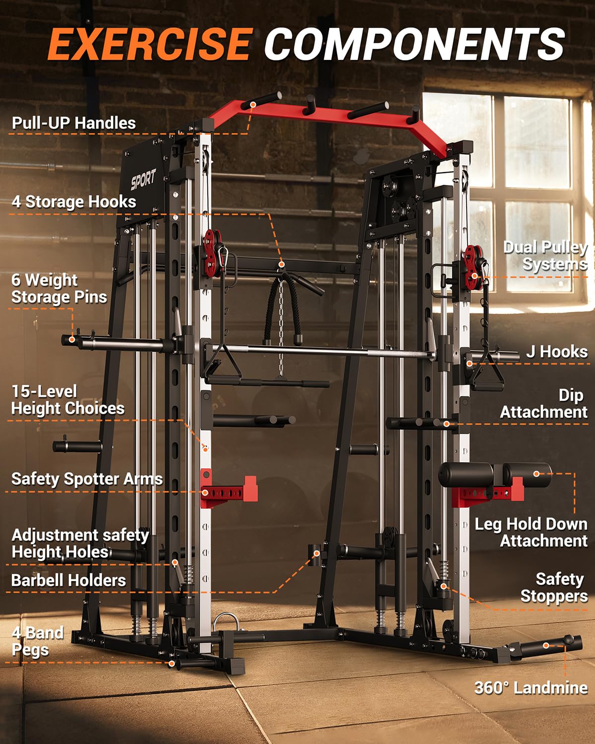 All-in-One Smith Machine Home  - Home Gym All In One recensie en prijs