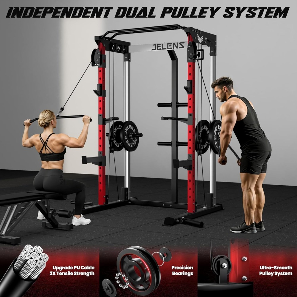 2000LBS Multifunctionele Power - Home Gym Rack With Cables recensie en prijs