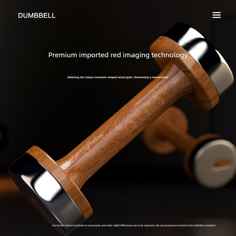 Verstelbare halterset van hout - Home Gym Dumbbell Set recensie en prijs