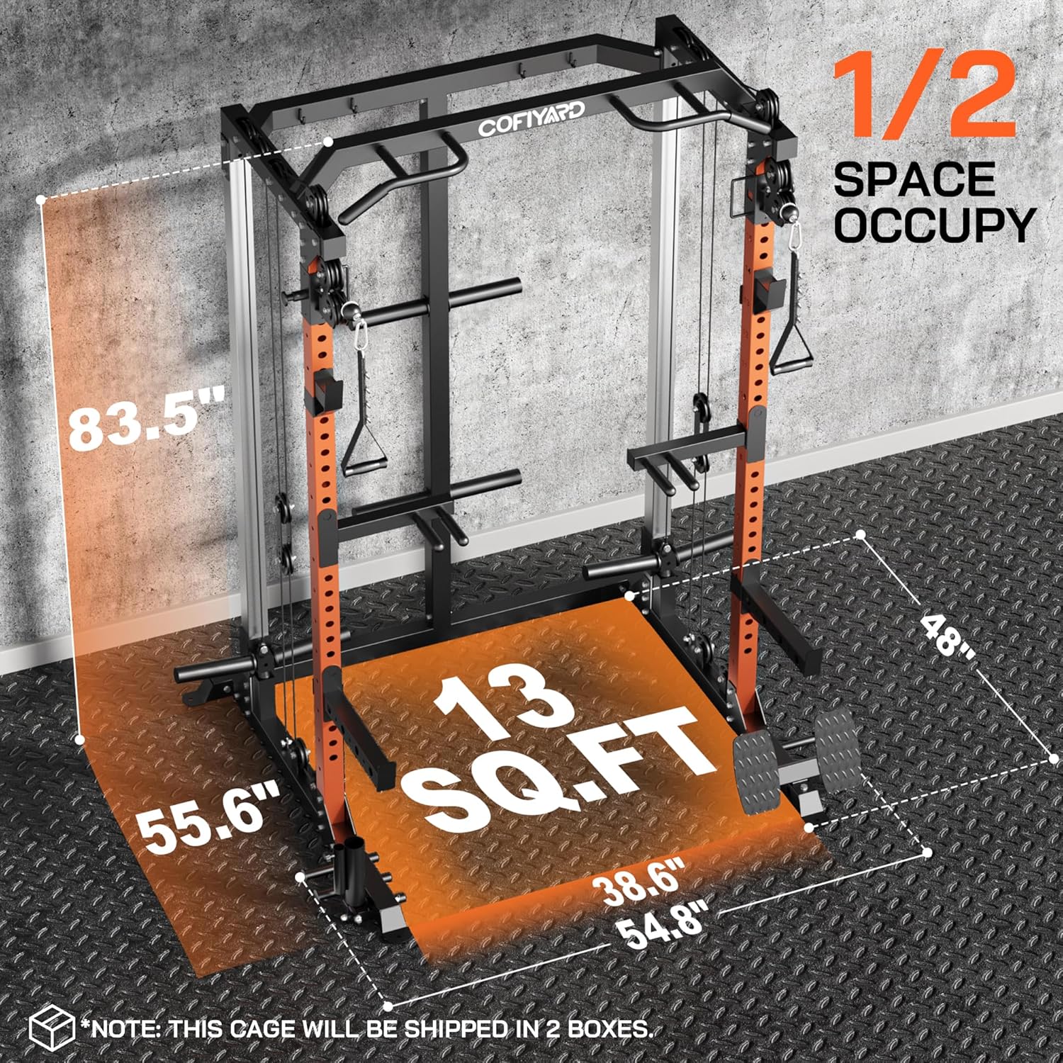 Power Cage, Power Rack met Dub - Home Gym Rack With Cables recensie en prijs