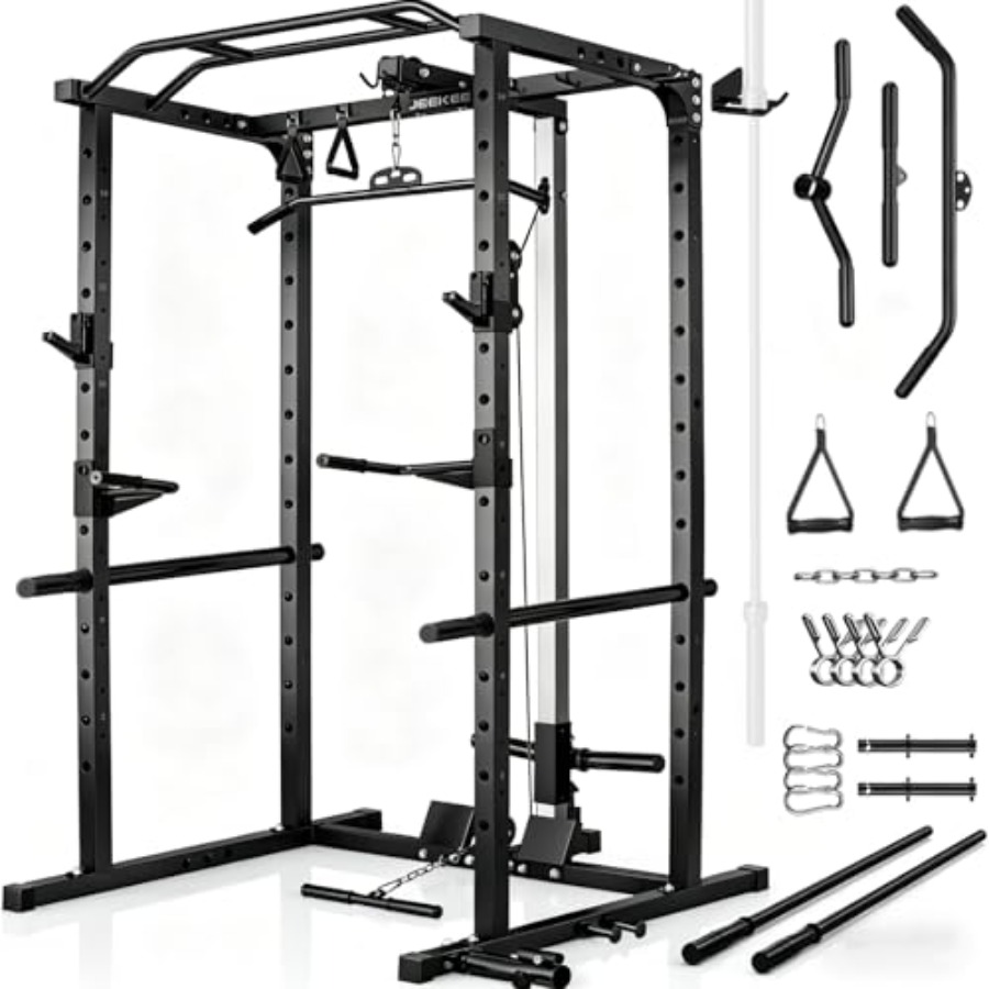 Homegym power rack met LAT pul - Home Gym Multifunctional recensie en prijs