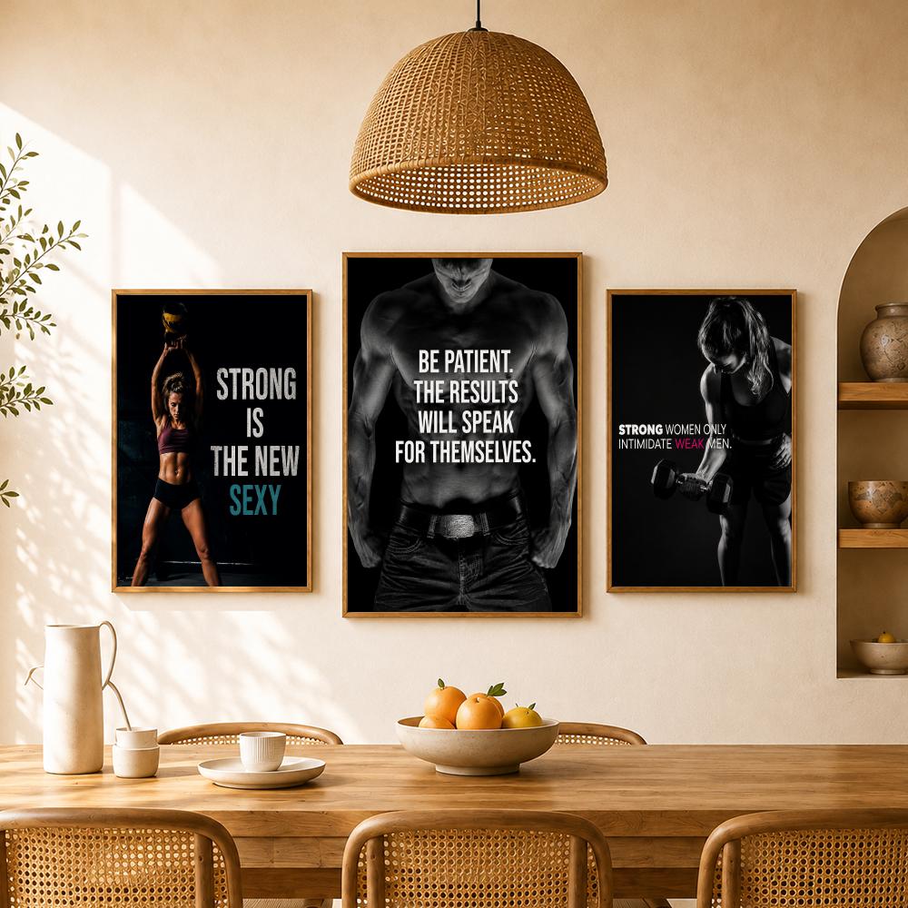 Gym Fitness Motivatie Bodybuil - Home Gym Quotes recensie en prijs