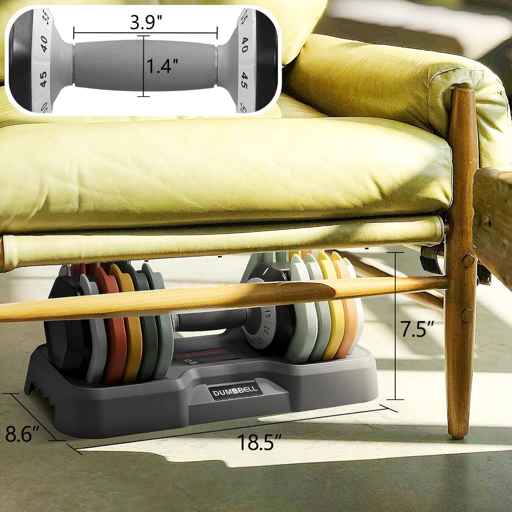 Verstelbare Dumbbells Set - 25 - Home Gym Dumbbell Set recensie en prijs