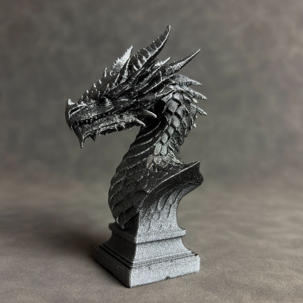 1-delige drakenkop sculptuur i - Head Racket Boom recensie en prijs
