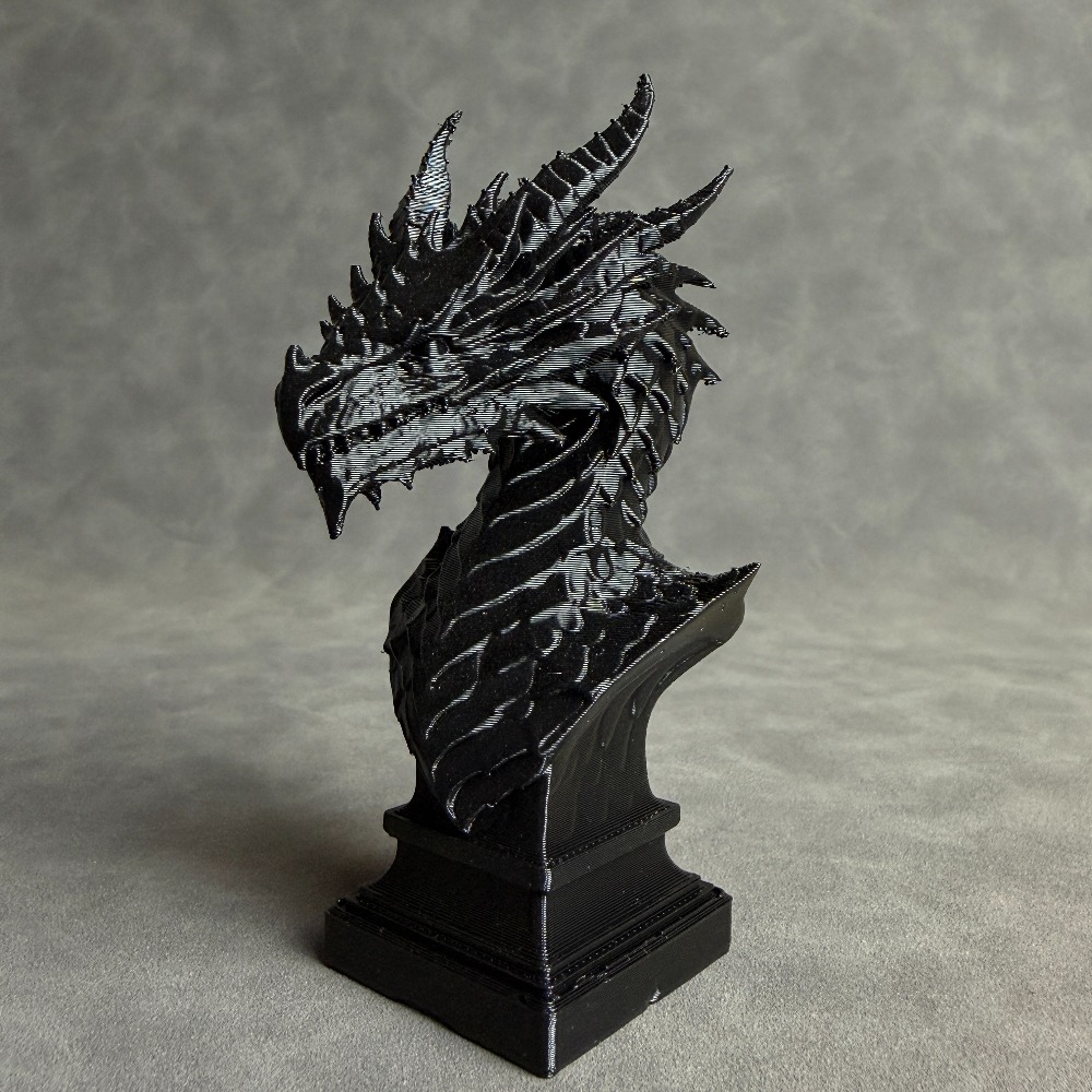 1-delige drakenkop sculptuur i - Head Racket Boom recensie en prijs
