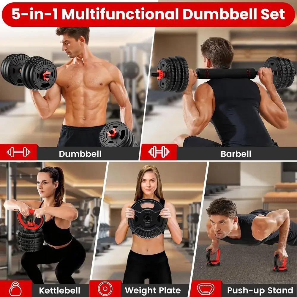 Veelzijdige verstelbare dumbbe - Home Gym Dumbbell Set recensie en prijs