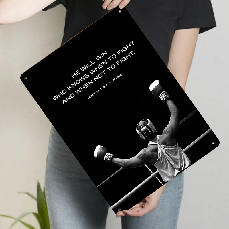Sun Tzu Quote Boksen Thema Met - Home Gym Quotes recensie en prijs