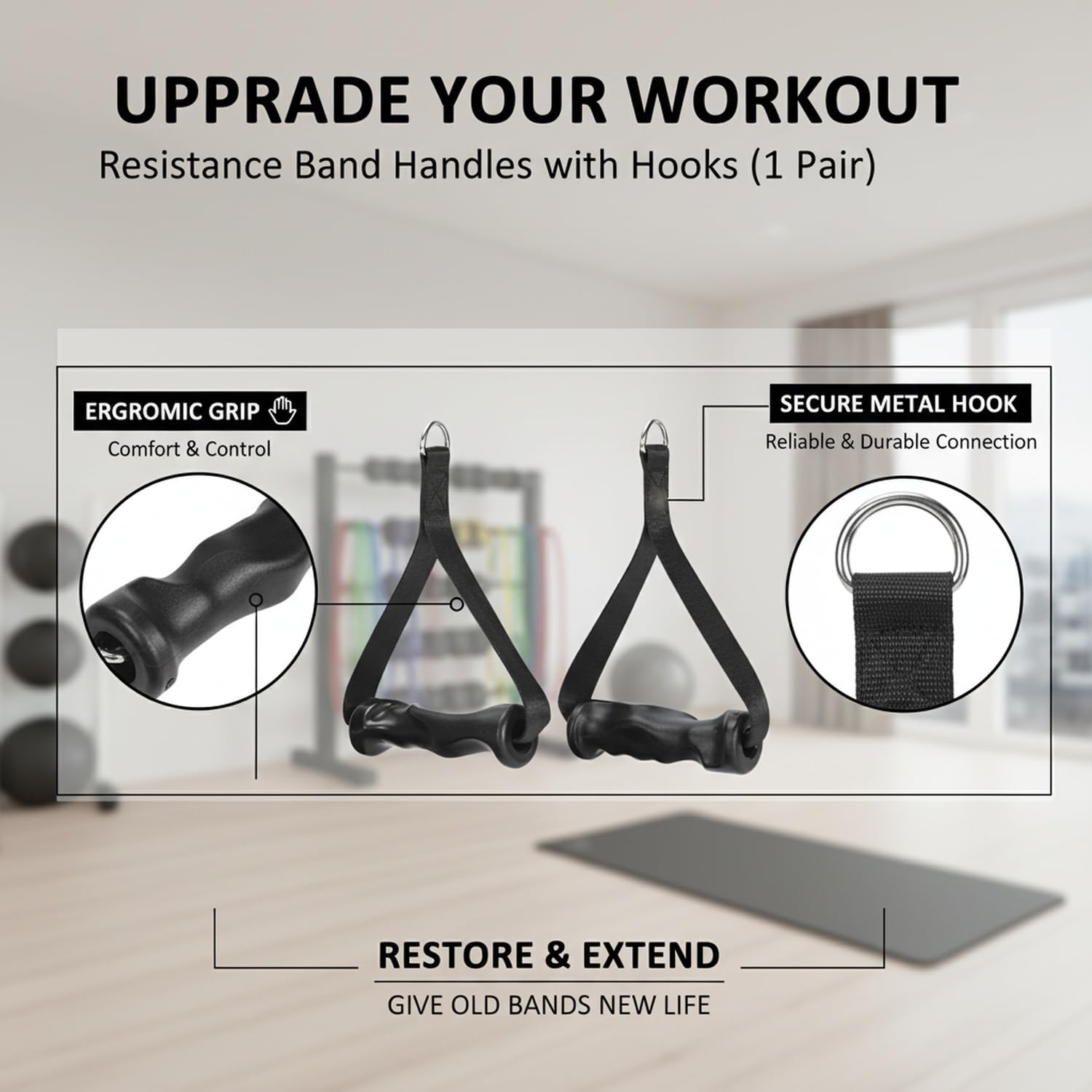 1 paar ergonomische oefenhandg - Lat Pulldown Cable recensie en prijs