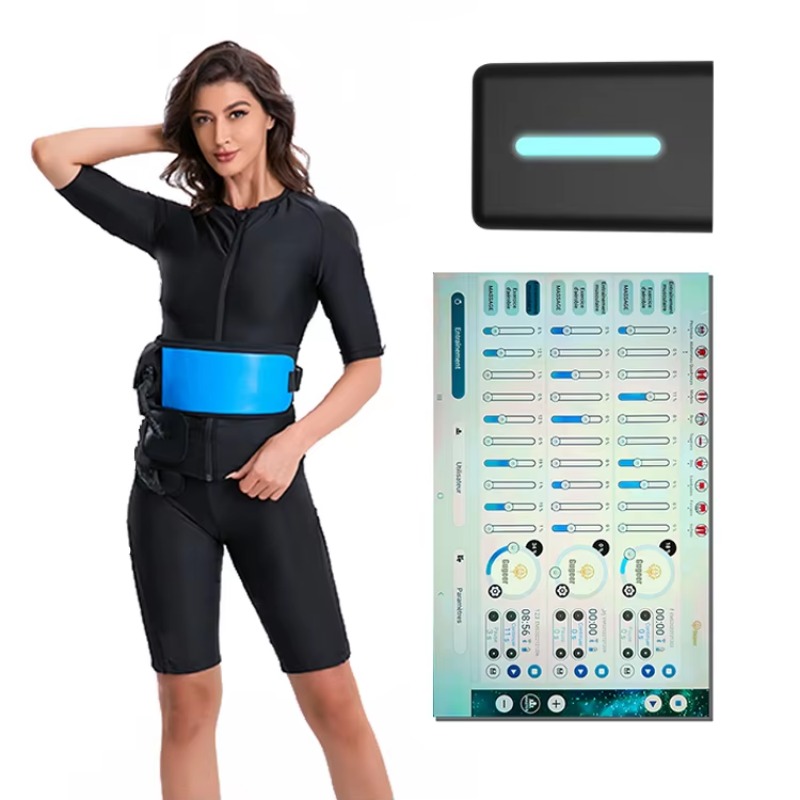 Draadloze EMS spiermachine met - Home Gym Electric Machine recensie en prijs