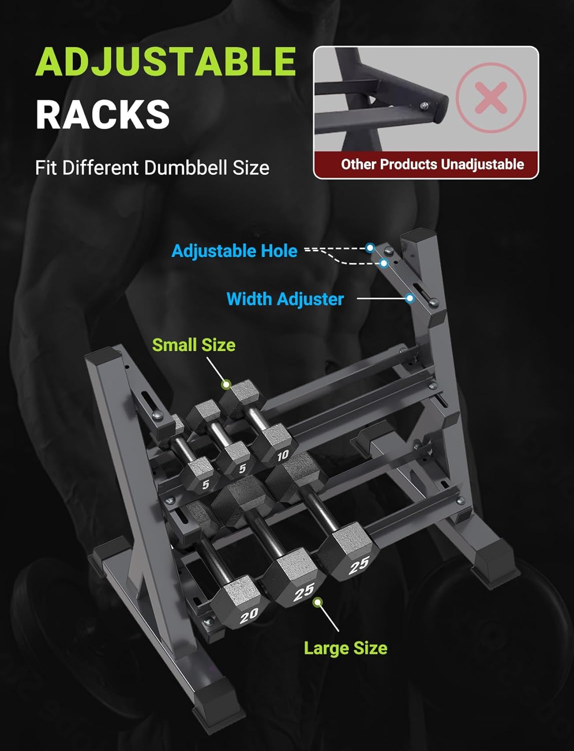 Homegym Dumbbell Rack, 3 & 5 l - Home Gym Training recensie en prijs